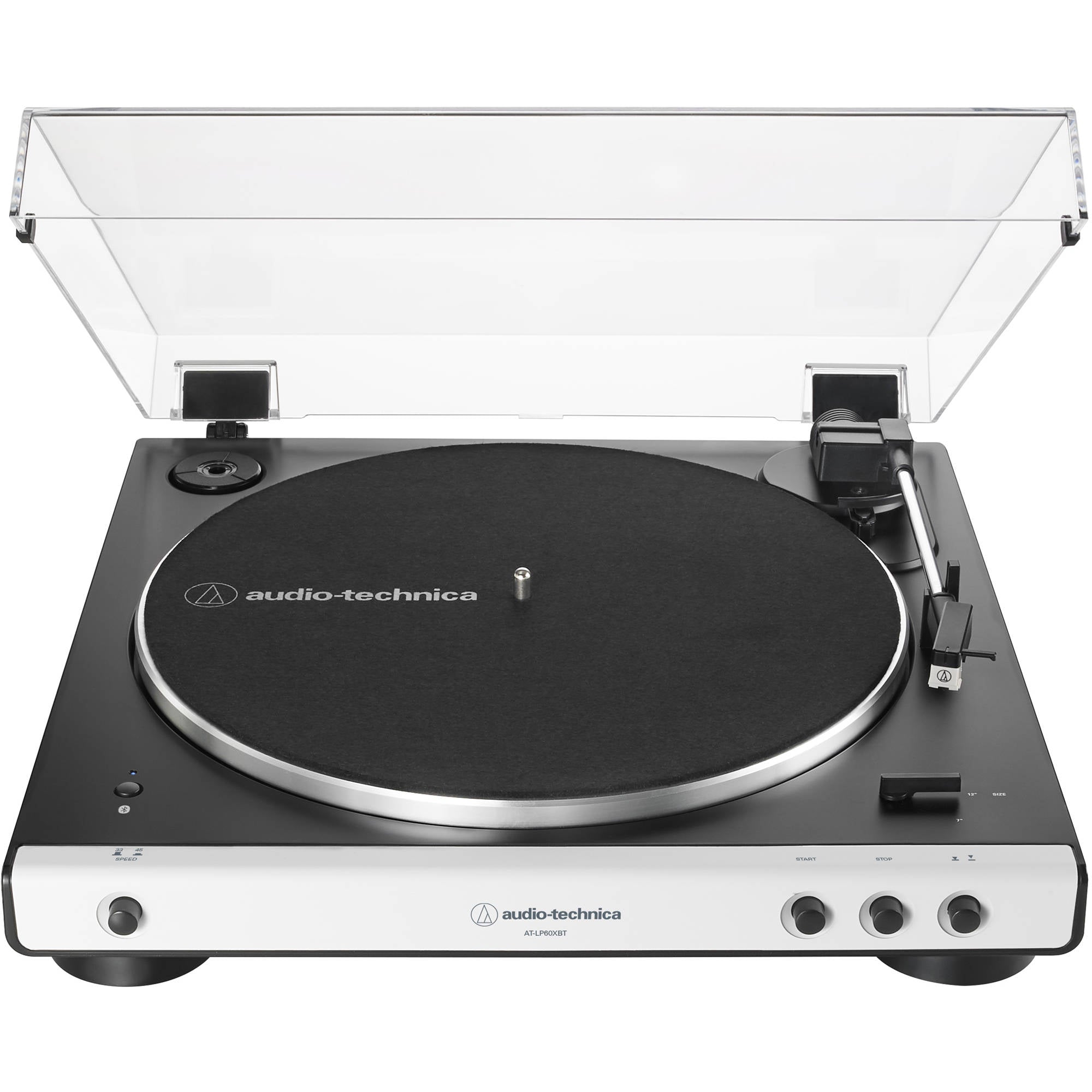 Audio-Technica Consumer AT-LP60XBT stéréo Turntable avec Bluetooth (blanc et noir)