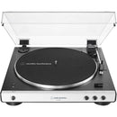 Audio-Technica Consumer AT-LP60XBT Stereo Turntable with Bluetooth (White and Black)