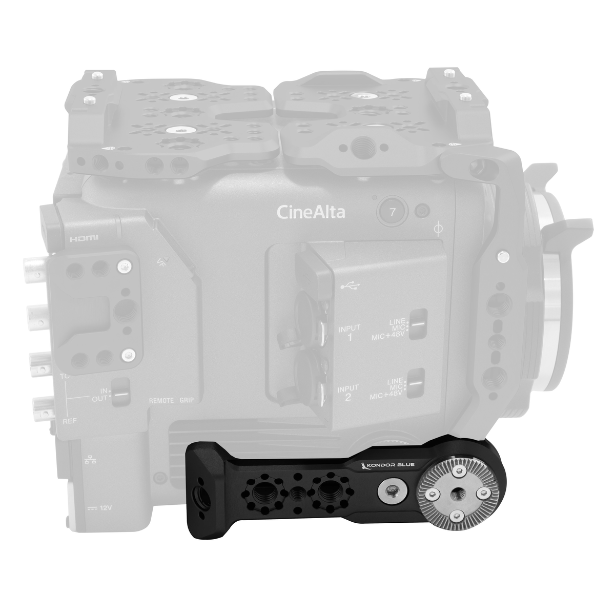 Kondor Blue Sony Burano Cage (Rosette Latérale) plaque) (Corbeau Noir)