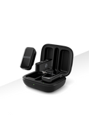 Système de microphone sans fil ultracompact sans fil sans fil avec un connecteur Lightning (2,4 GHz, noir)