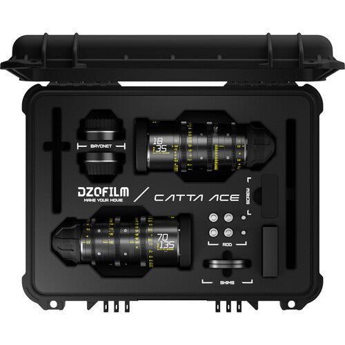 Dzofilm Catta Ace FF 18-35 / 70-135 mm T2.9 Bundle Cine 2-Lens (PL / EF, noir)