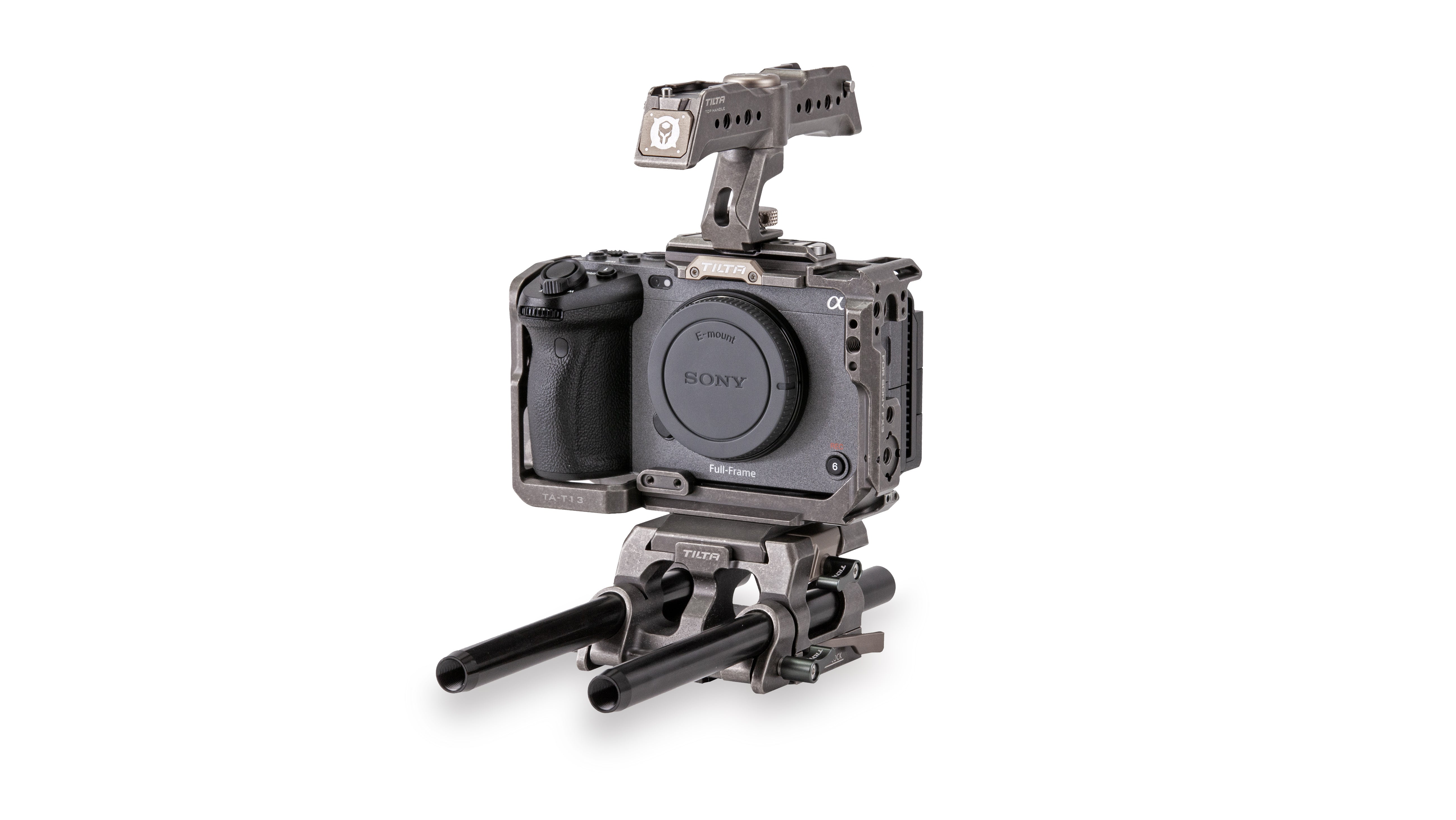 Cage de caméra Tilta pour Sony FX3 / FX30 V2 Kit de base - Grey en titane