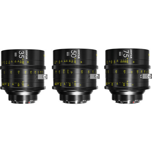 Kit Dzofilm Vespid Cyber ​​Full Frame 3-Lens (35/50/75 mm)