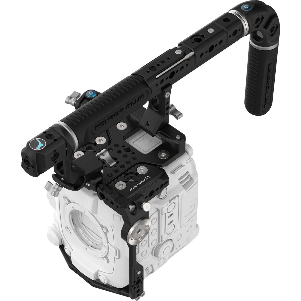 Kondor Blue Canon C400 Cage (Cage avec poignée Hollywood) (Corbeau Noir)