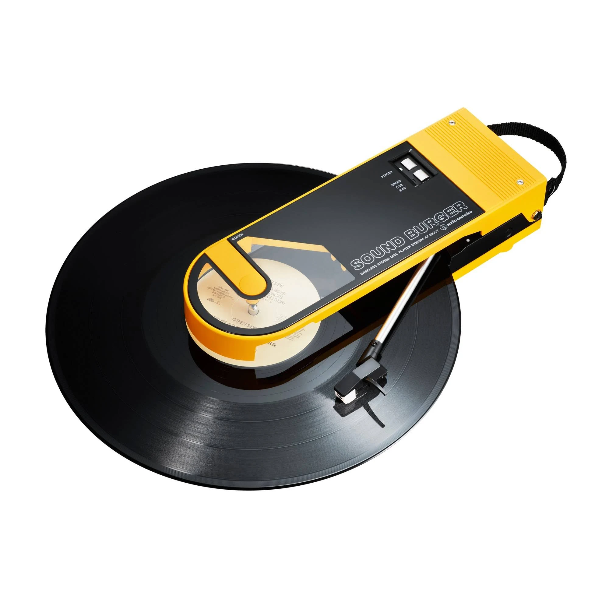 Audio Technica Sound Burger Portable Bluetooth Turnntable - Jaune