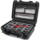 Nanuk 925 Case avec organisateur de couvercle et diviseur rembourré (noir)