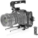 SHAPE Cage with Top Handle & 15mm Rod System for Blackmagic Cinema Camera 6K, 6K Pro & 6K G2