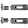 Support de tige supérieure bleu Kondor pour batterie plaque (1,5 pouces) (gris sidéral)