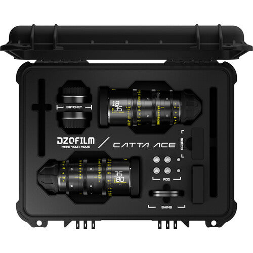 Dzofilm Catta Ace FF 18-35 / 35-80 mm T2.9 Bundle Cine 2-Lens (PL / EF, noir)