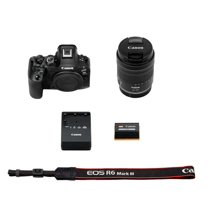 Canon EOS R6 Mark III Full-Frame Mirrorless Camera with RF 24-105mm Lens