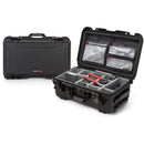 Nanuk 935 Wheeled Hard Utility Case with Padded Divider Insert & Lid Organizer  Black