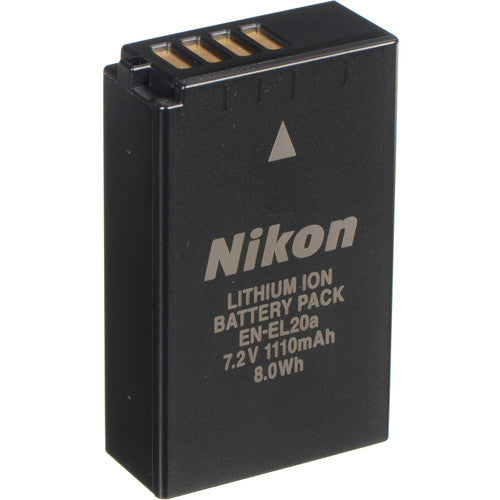 Batterie lithium-ion rechargeable Nikon EN-EL20a (7,2 V, 1 110 mAh)