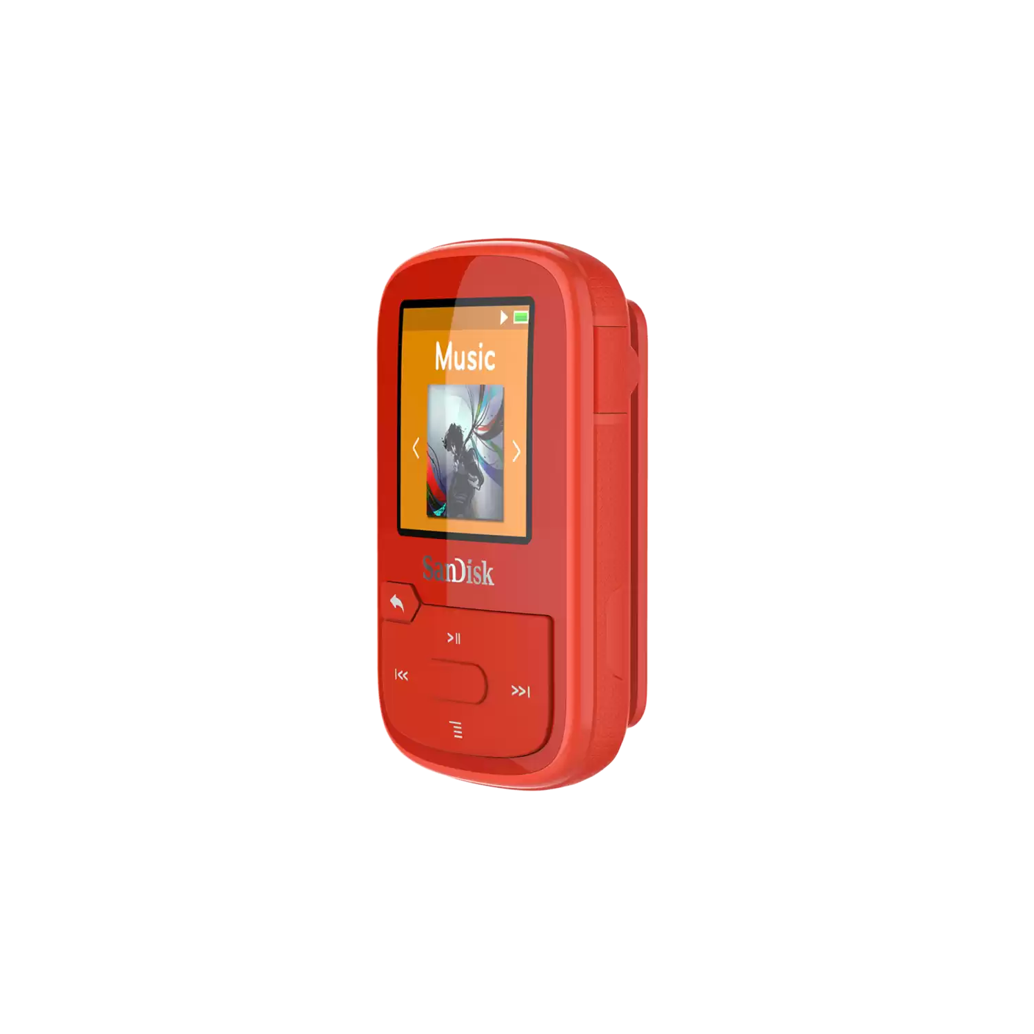 SanDisk Clip Sport PLUS MP3 player - 16GB, Bluetooth- Red