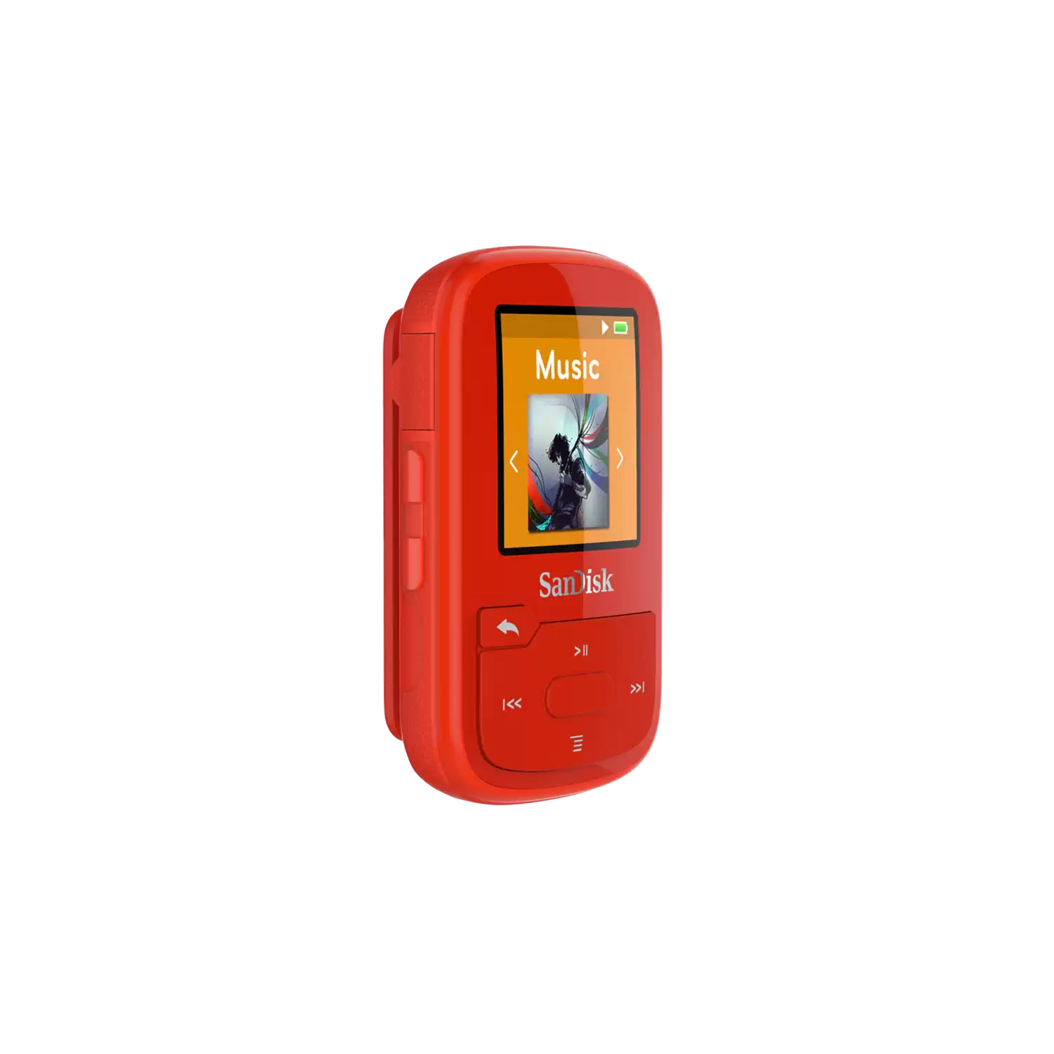 SanDisk Clip Sport PLUS MP3 player - 16GB, Bluetooth- Red