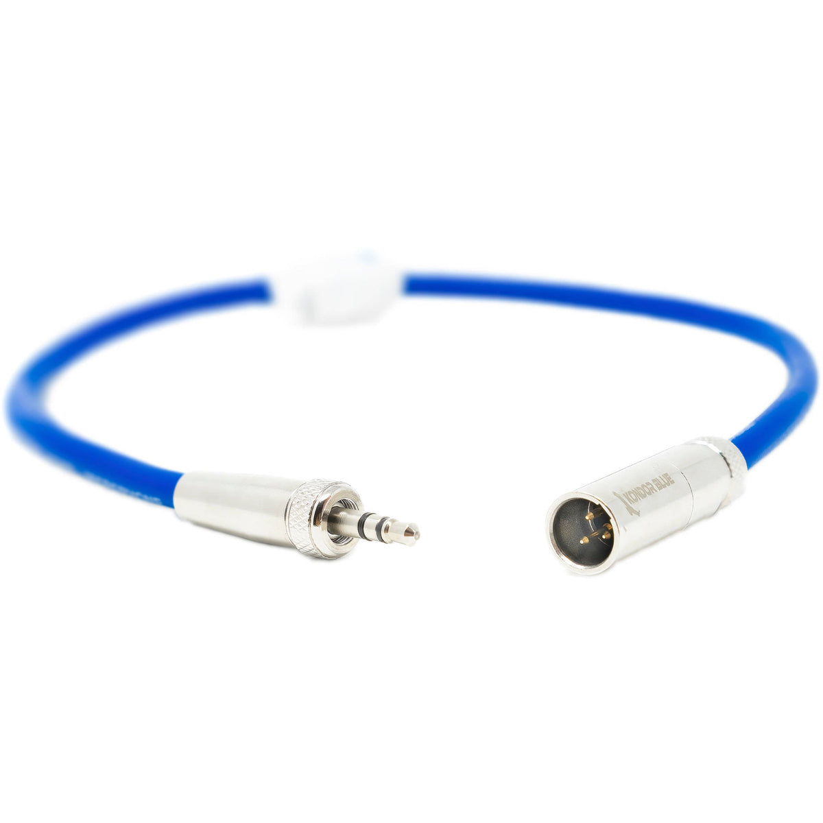 Kondor Blue 12" Mini XLR vers 3,5 mm TRS Bouchon à vis de verrouillage pour Lavalier/Revers (Kondor Blue)