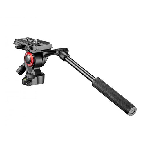 Manfrotto MVH400AH Tête vidéo fluide en direct légère et conviviale Be Free, Noir - Boîte ouverte