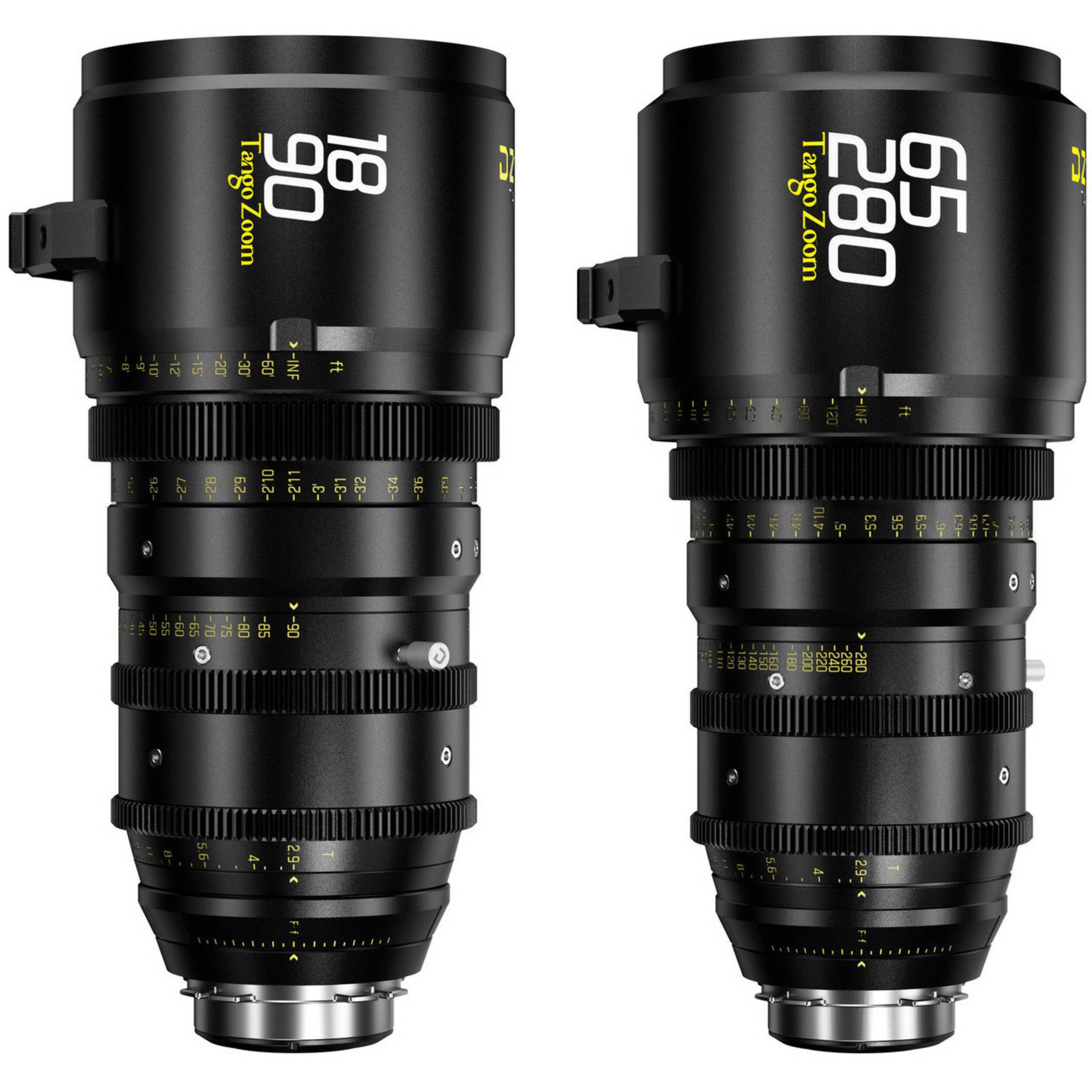 DZOFilm Tango Bundle 18-90mm T2.9/65-280mm T2.9-4  S35 Zoom Lens PL&EF mount - Imperial