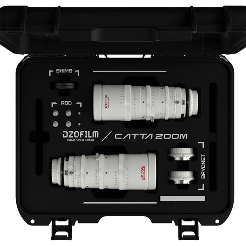 DZOFilm Catta FF 18-35/35-80mm T2.9 Cine 2-Lens Bundle (Sony E, White)