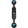 Kondor Blue Cine Magic Arm Barre d'extension 6" (double rotule) (Raven Noir)