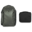 Wandrd Transit Travel Backpack - 45L - Wasatch Green - avec Essential caméra cube