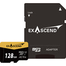 Exascend 128GB Catalyst UHS-I microSDXC Memory Card with SD Adapter