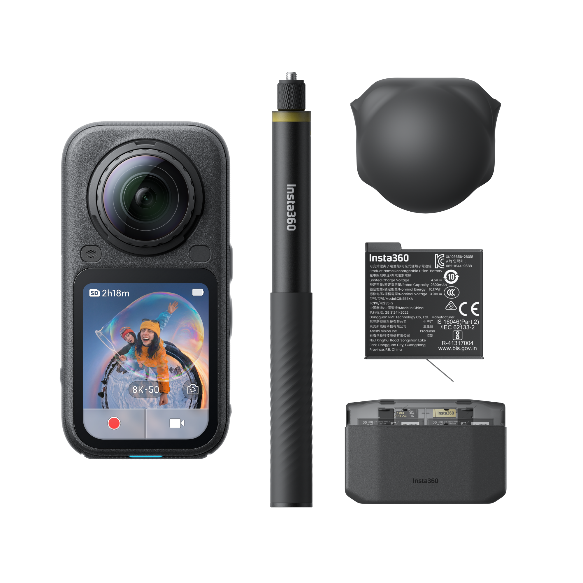 Insta360 X6 Essentials Bundle (Midnight Black)
