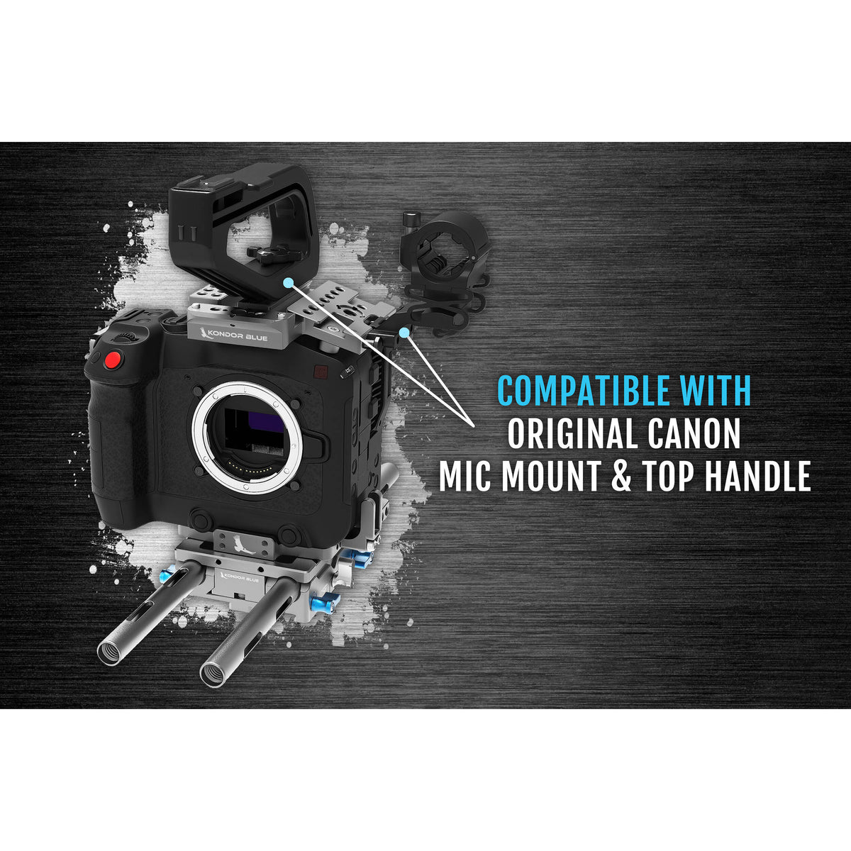 Cage Kondor Blue Canon C70 (Cage uniquement - Noir)