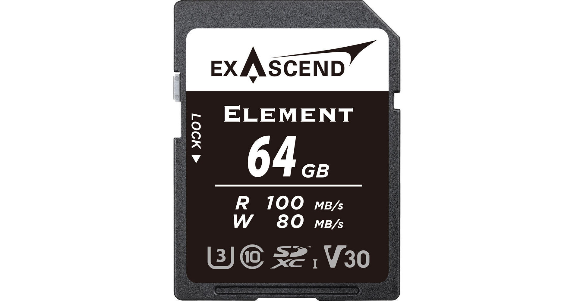 Exascend 64GB Element UHS-I SDXC Memory Card