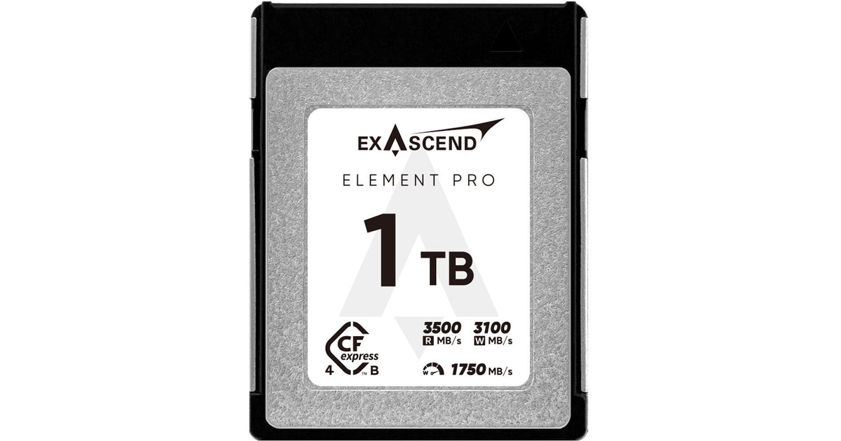 Exascend 1TB Element Pro CFexpress 4.0 Type B Memory Card