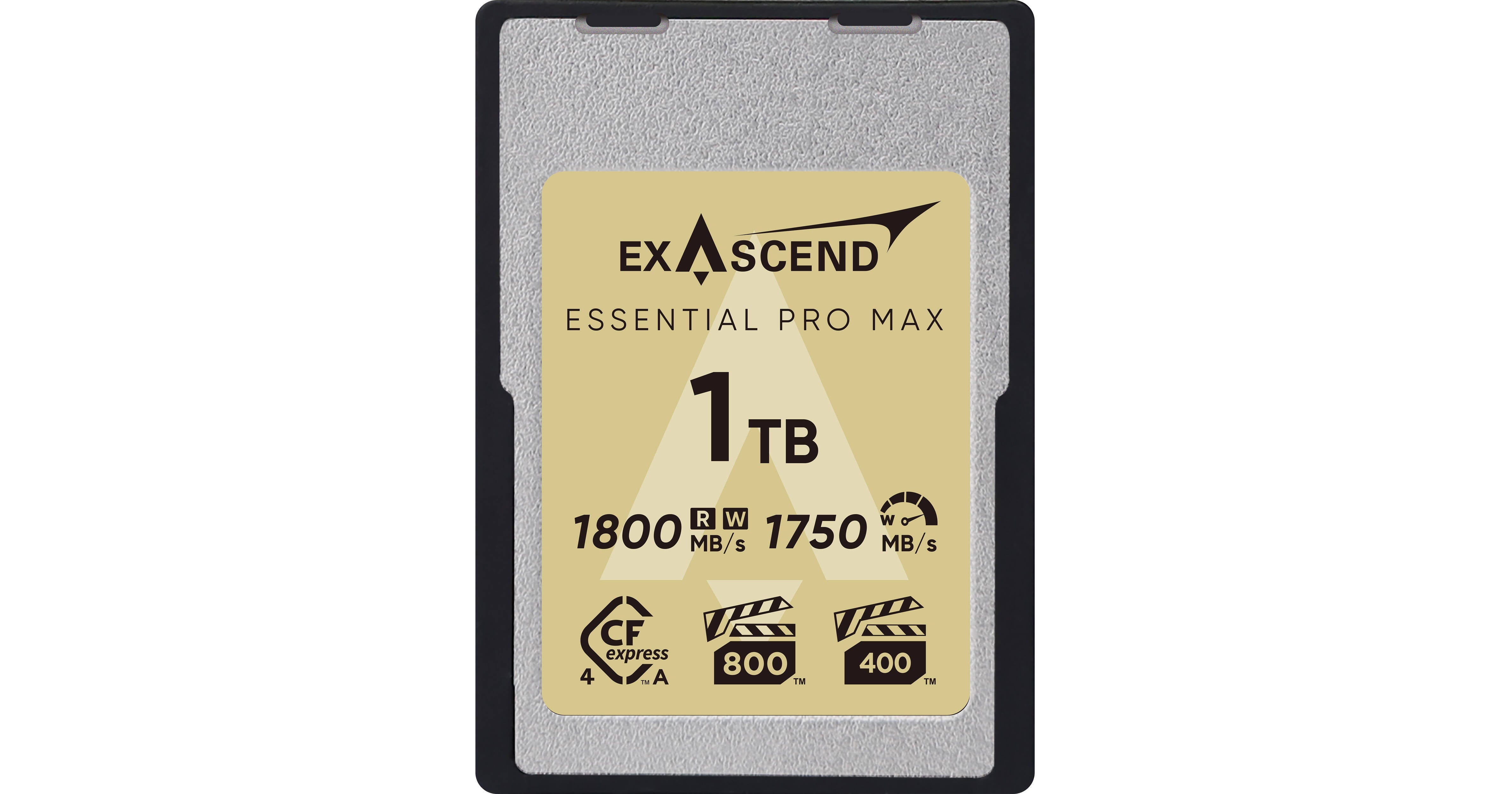 Exascend 1TB Essential Pro Max CFexpress 4.0 Type A Memory Card