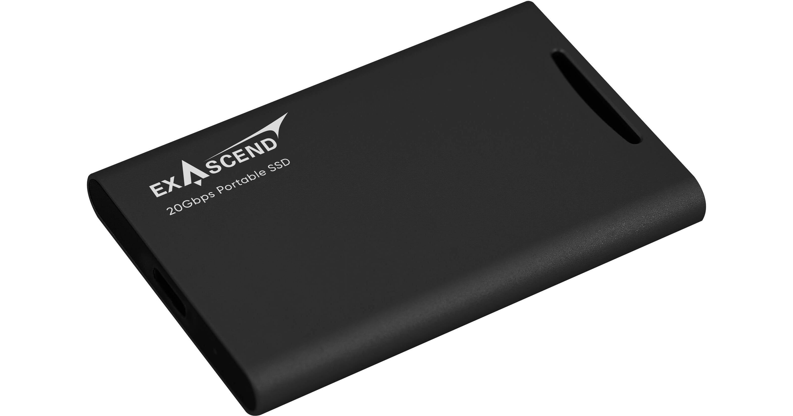 Exascend 2TB Element USB 3.2 Gen 2x2 Portable SSD (Black)