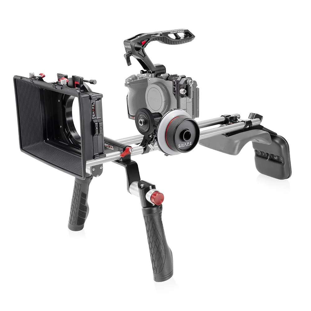 SHAPE Support d'épaule Matte Box Follow Focus pour SONY FX5