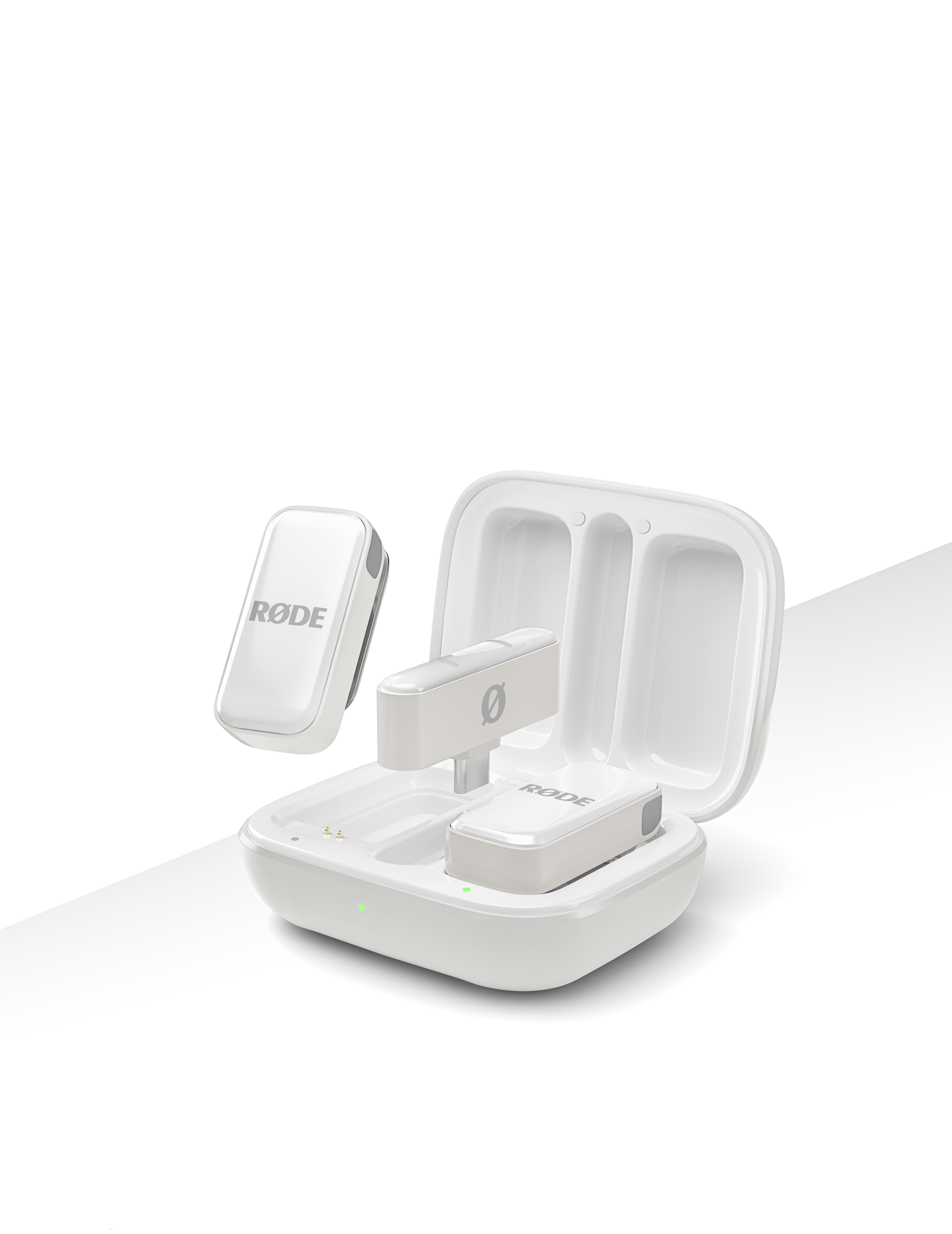 RODE Wireless Micro 2-Person Ultracompact Wireless Microphone System with USB-C Connector (2.4 GHz, White)