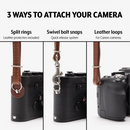 Fab' Excellent Photo 20 year limited edition leather Camera Strap - Black