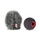 Rycote Baseball, Black (24/25) combo, comprend le baseball et le windjammer