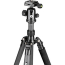 Manfrotto MKELEB5CF-BH Element Traveller Carbon Fiber Tripod & Ball Head, Large 64.6''