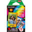 Fujifilm Instax Mini Rainbow Film instantané - Pack unique (10 expositions)