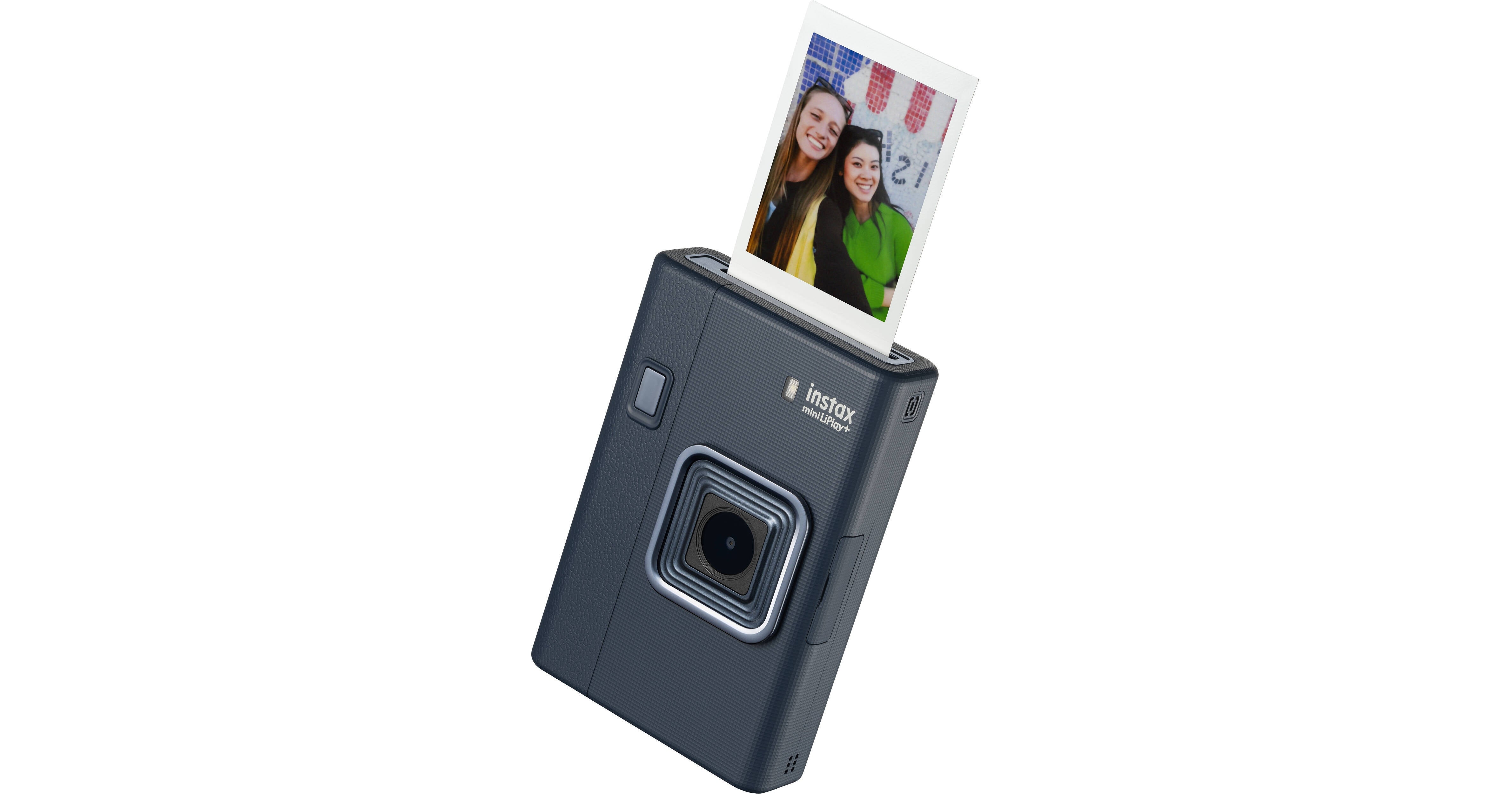 FUJIFILM instax mini LiPlay+ Hybrid Instant Camera (Midnight Blue)