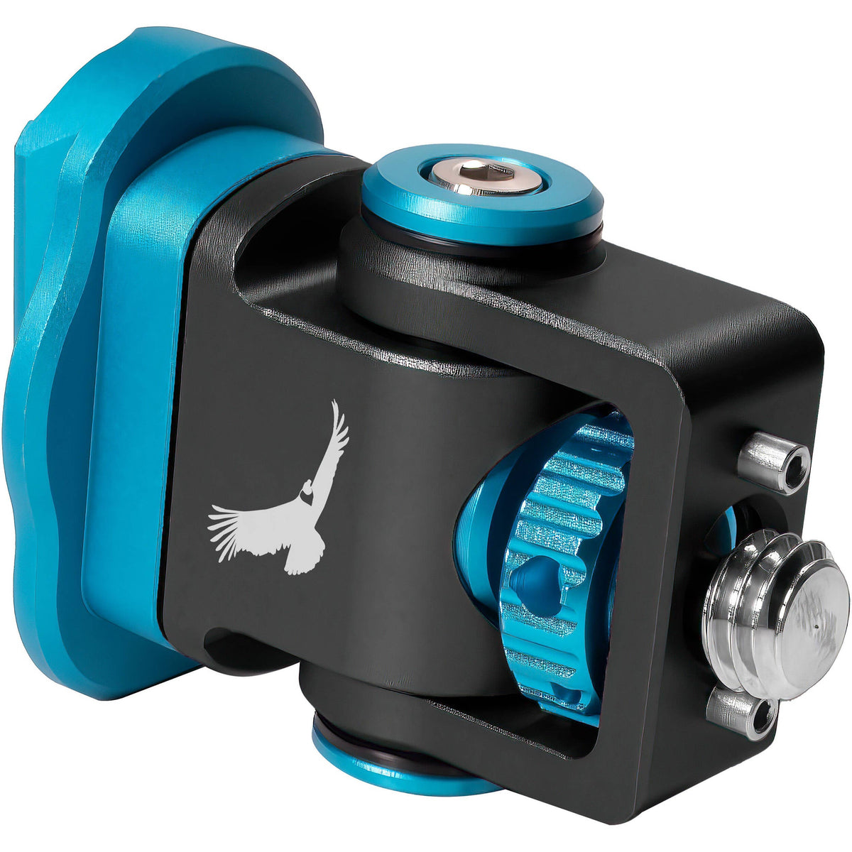 Kondor Blue Mini Lock QR Support de moniteur inclinable et pivotant avec broche ARRI (Pan/Tilt) (Raven Noir)