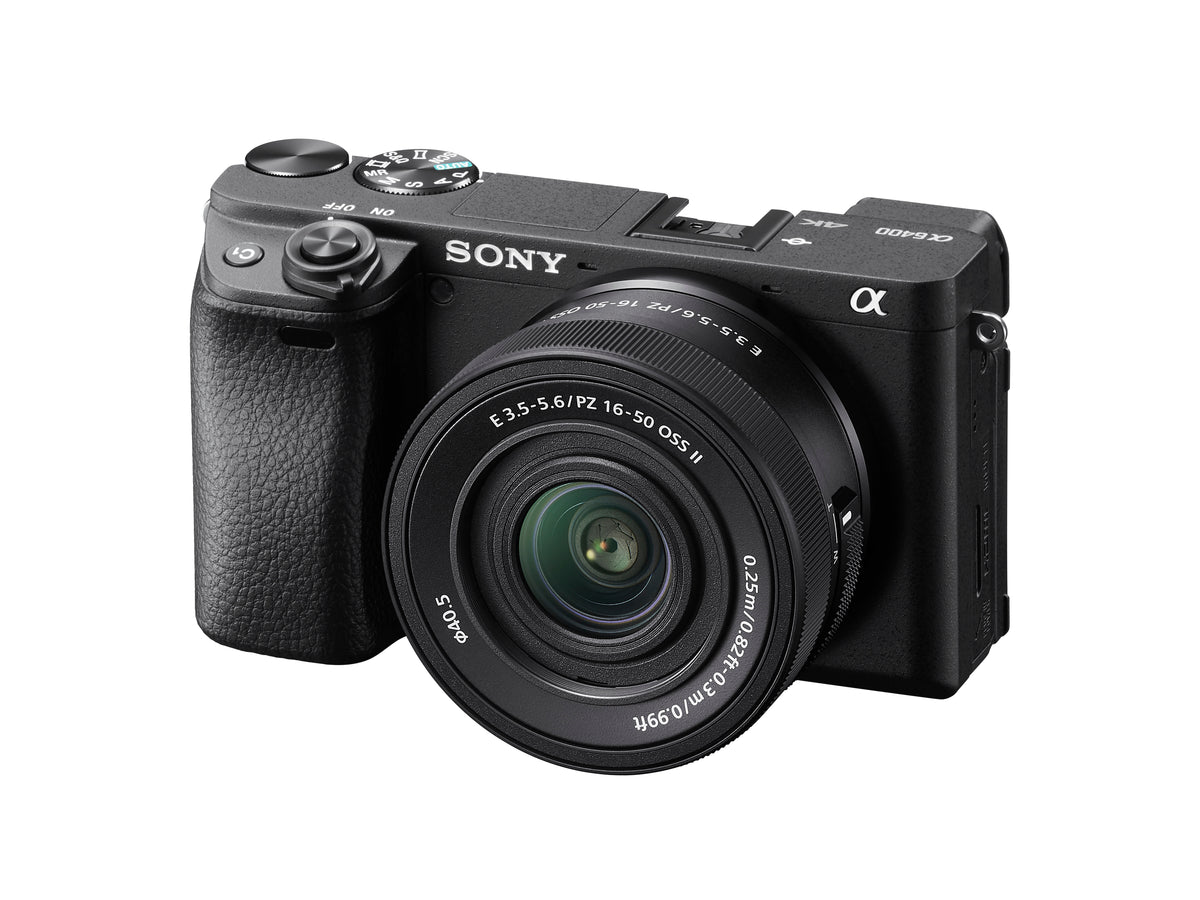 Sony a6100 Camera with E PZ 16-50mm OSS II Lens - Black