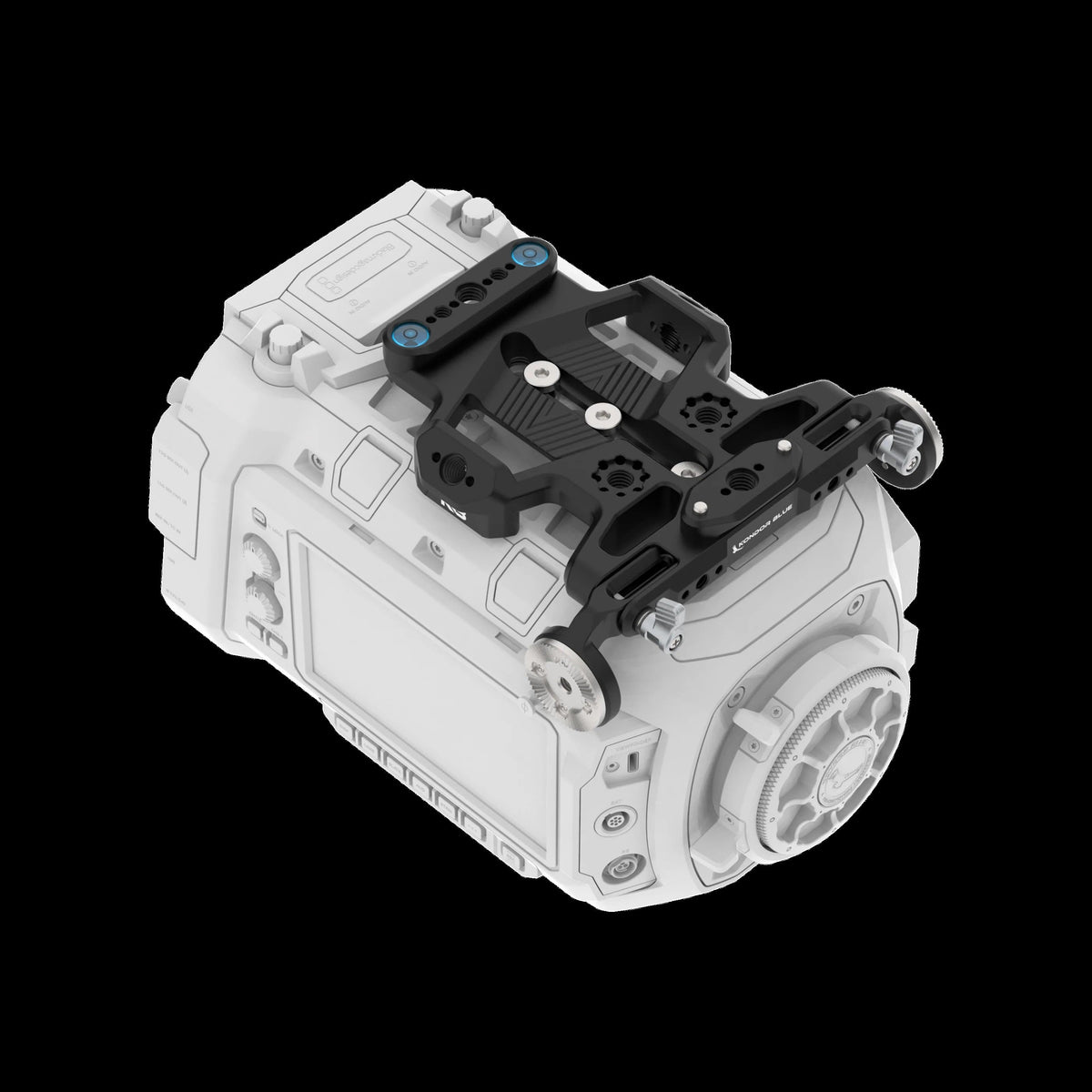 Kondor Blue Ursa Cine/Mini Cage Top Plate (Raven Black)