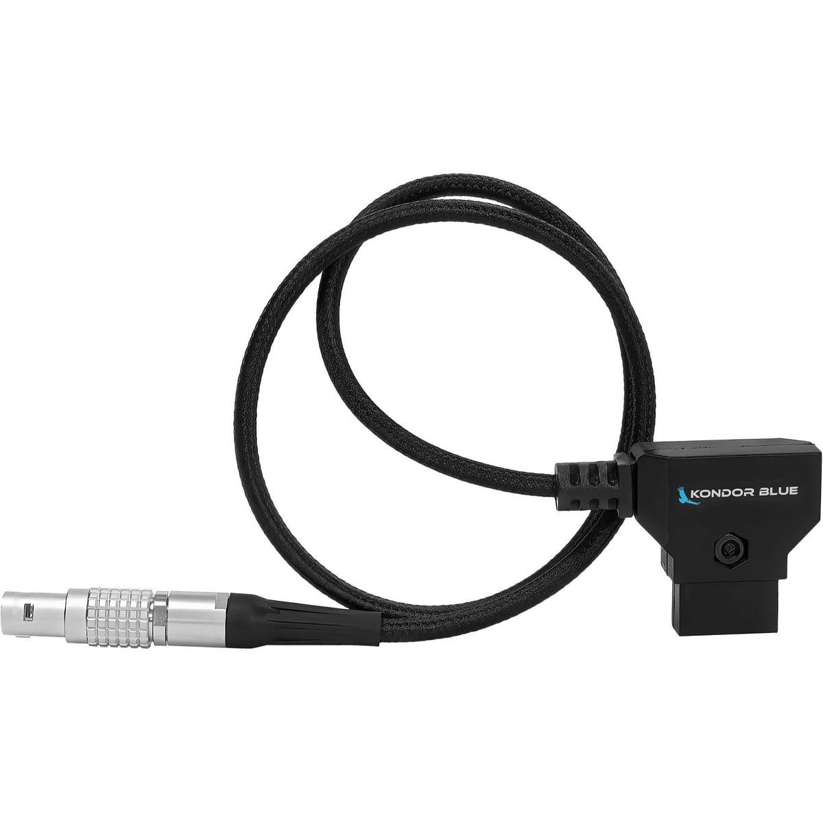 Câble d'alimentation Kondor Blue D-TAP vers LEMO 2 broches 0B mâle (droit) (Noir)
