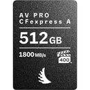 Angelbird 512 Go AV Pro Cfexpress 4.0 Tapez une carte mémoire
