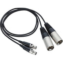 Câble Zoom TXF-8 TA3 vers XLR (paire)
