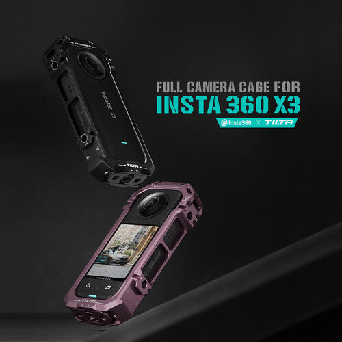 Tilta Cage complète de la caméra pour Insta360 x3 (noir)