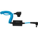 Kondor Blue Coiled D-Tap to 19.5V Regulated DC for Sony FX9/FX6