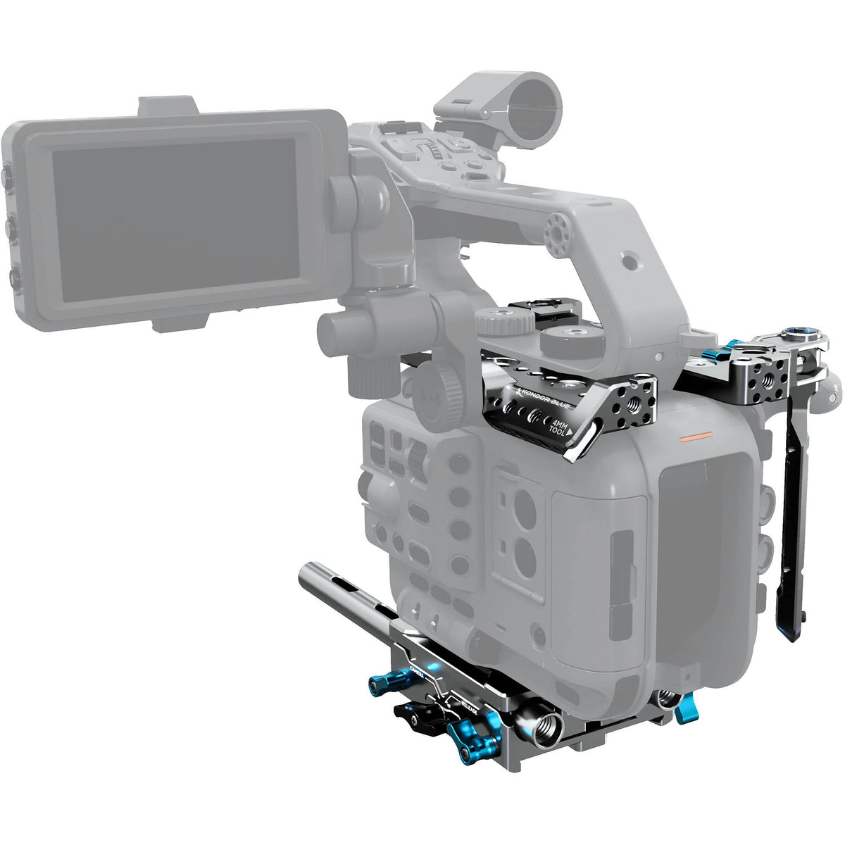 Kondor Blue Sony FX6 Base Rig (Gris sidéral)