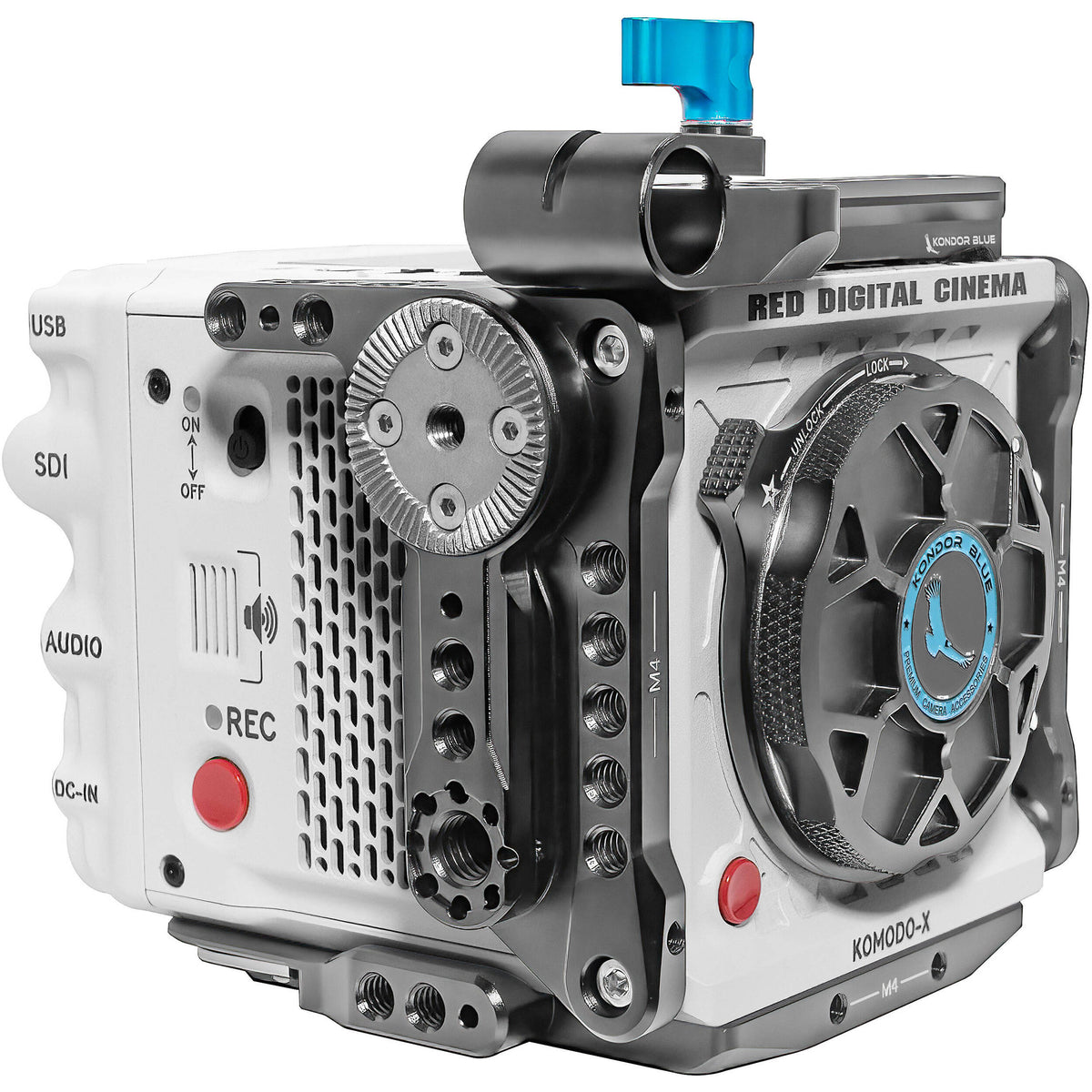 Kondor Blue RED Komodo X Cage (Cage uniquement) (Gris sidéral)