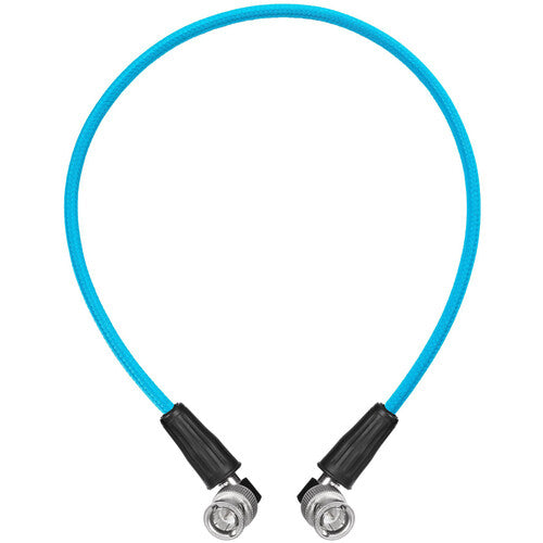 Kondor Blue  22" 12G SDI Right Angle Cable for 4K 60p Camera Monitors and Transmitters (Kondor Blue)