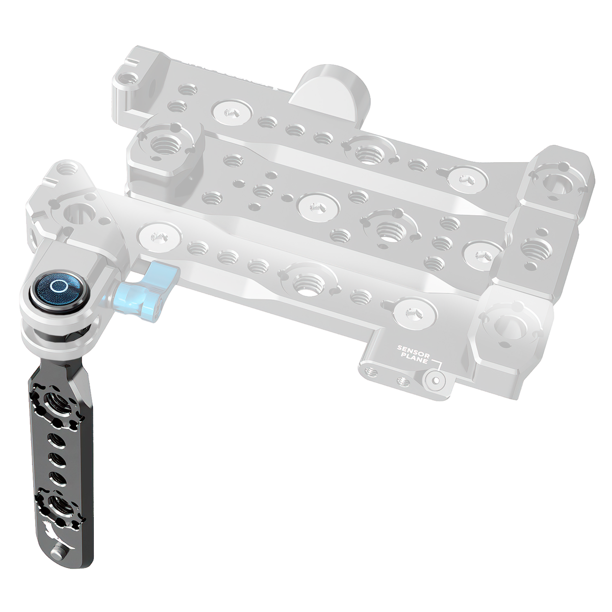 Kondor Blue Sony FX6 Cage (accessoire rail OTAN 15 mm) (gris sidéral)
